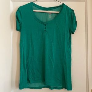 Green REI Top Size M